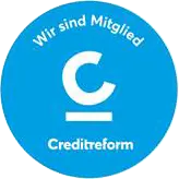 Wir sind Mitglied bei Creditreform